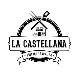 Identificador gráfico o logo de La Castellana Parrilla