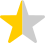 Estrella grande mitad izquierda amarilla mitad derecha gris