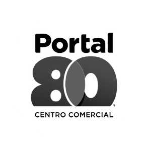 Identificador gráfico o logo del Centro Comercial Portal 80
