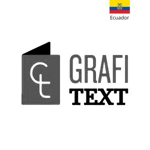 Identificador gráfico o logo de Grafitext